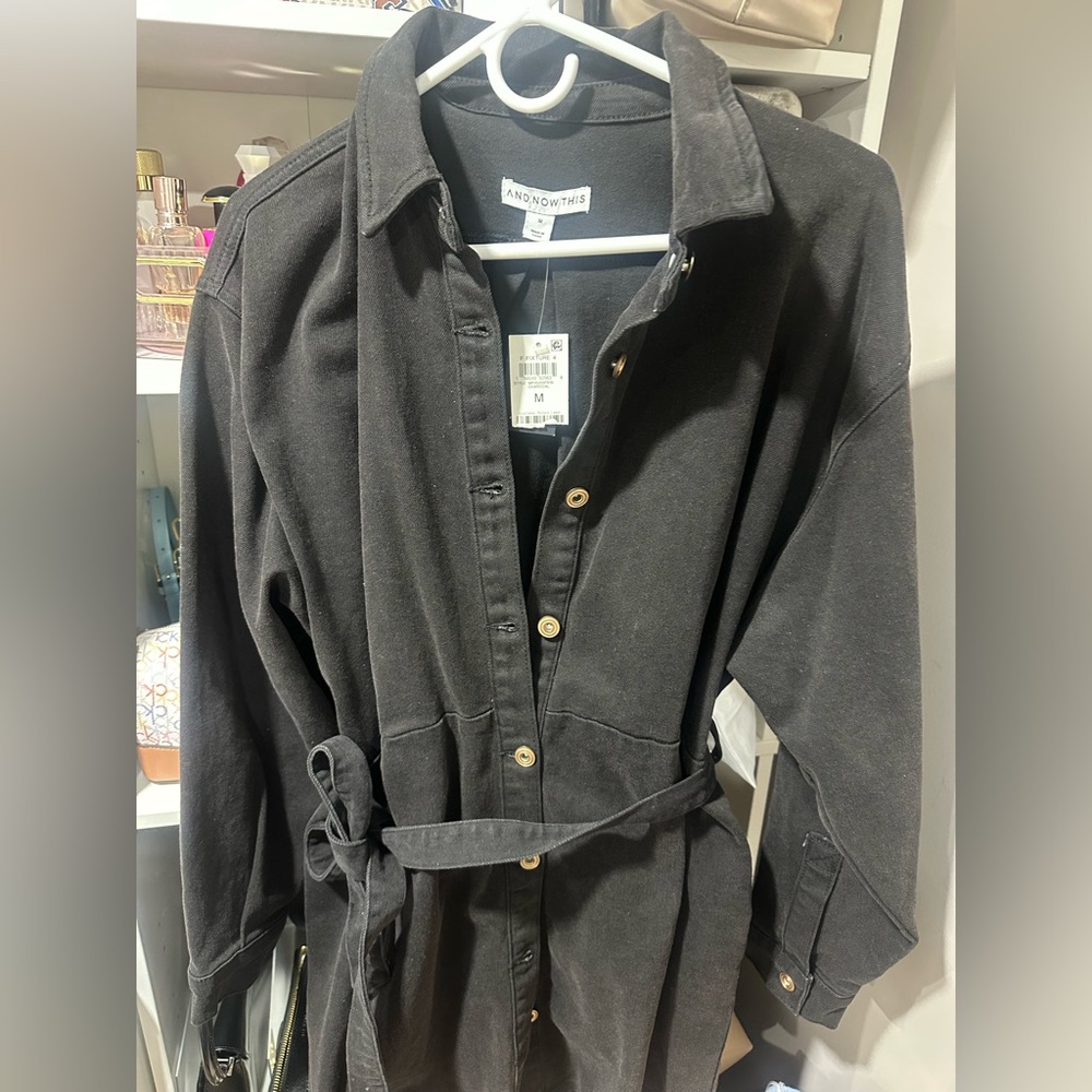 And Now This Black Women's Jacket Dress